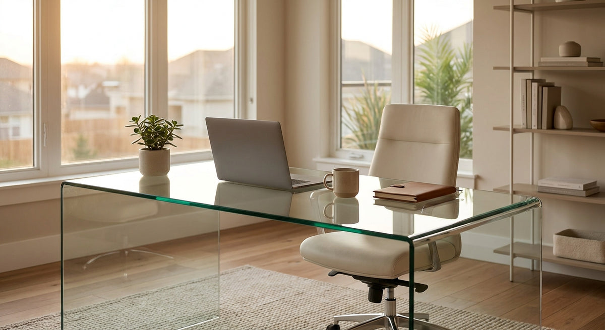 Beste Glasschreibtische für das Homeoffice