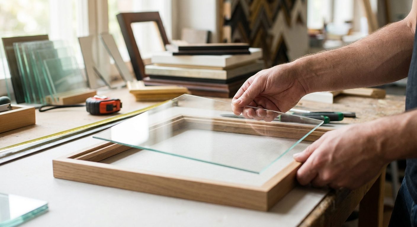 Ersatzglas für Bilderrahmen nach Maß
