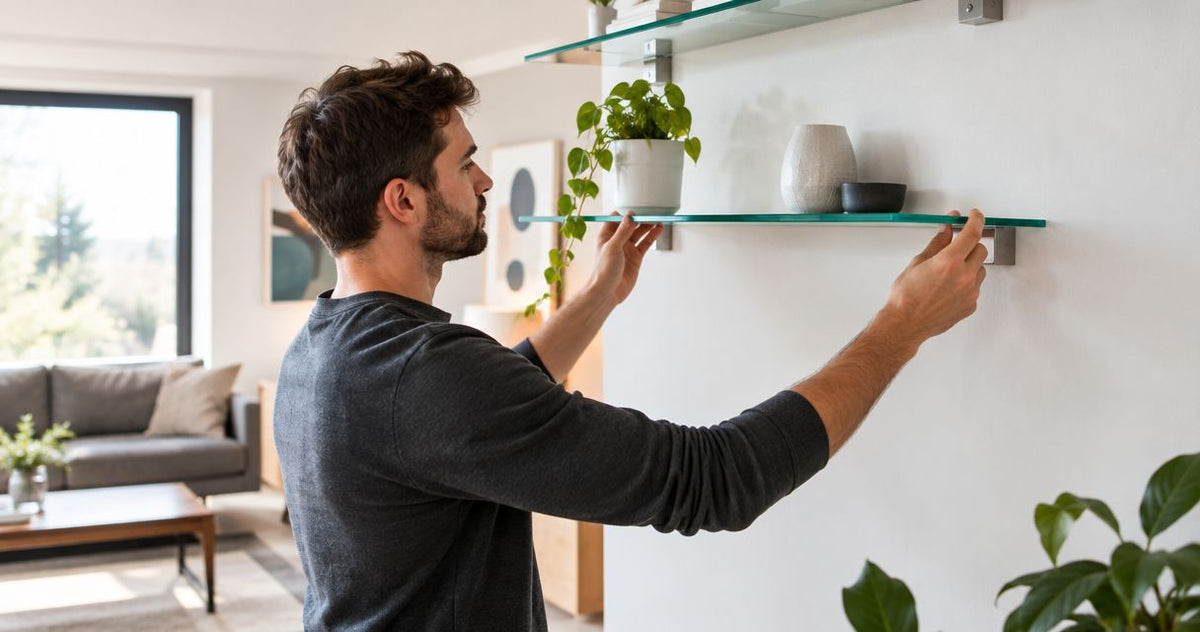 Wie viel kostet ein Glasregal an der Wand?