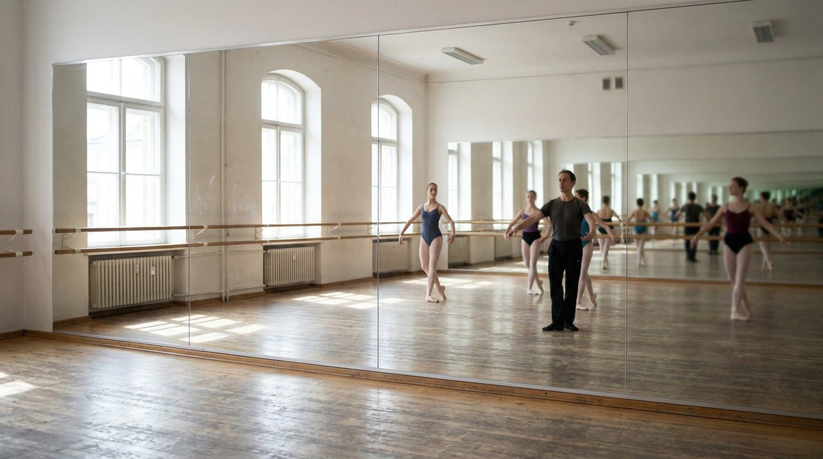 Spiegel für Tanzstudios und Ballettschulen