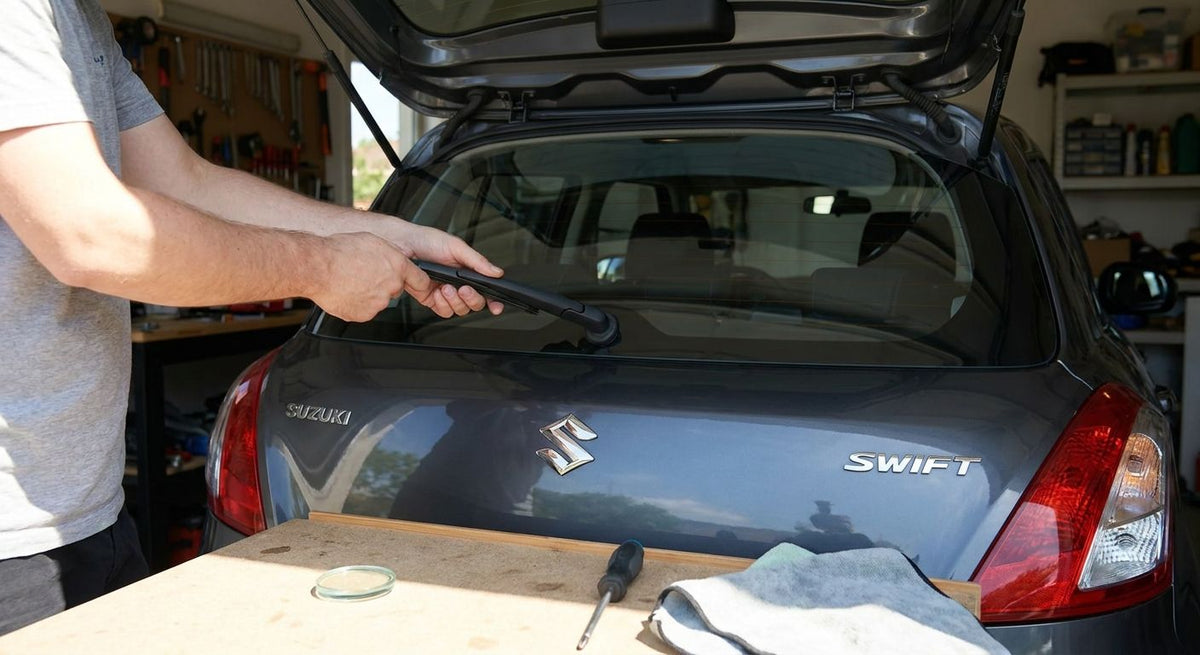 Heckwischer entfernen: Glasstopfen für Suzuki
