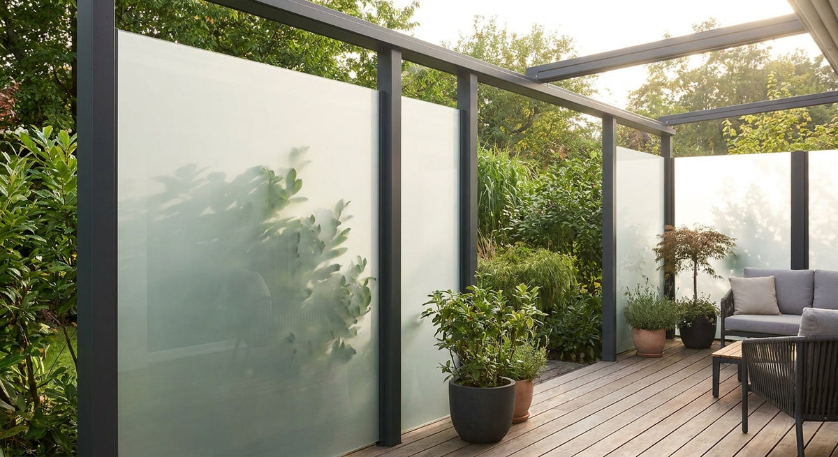 Beste Sichtschutzlösungen aus Glas für den Garten
