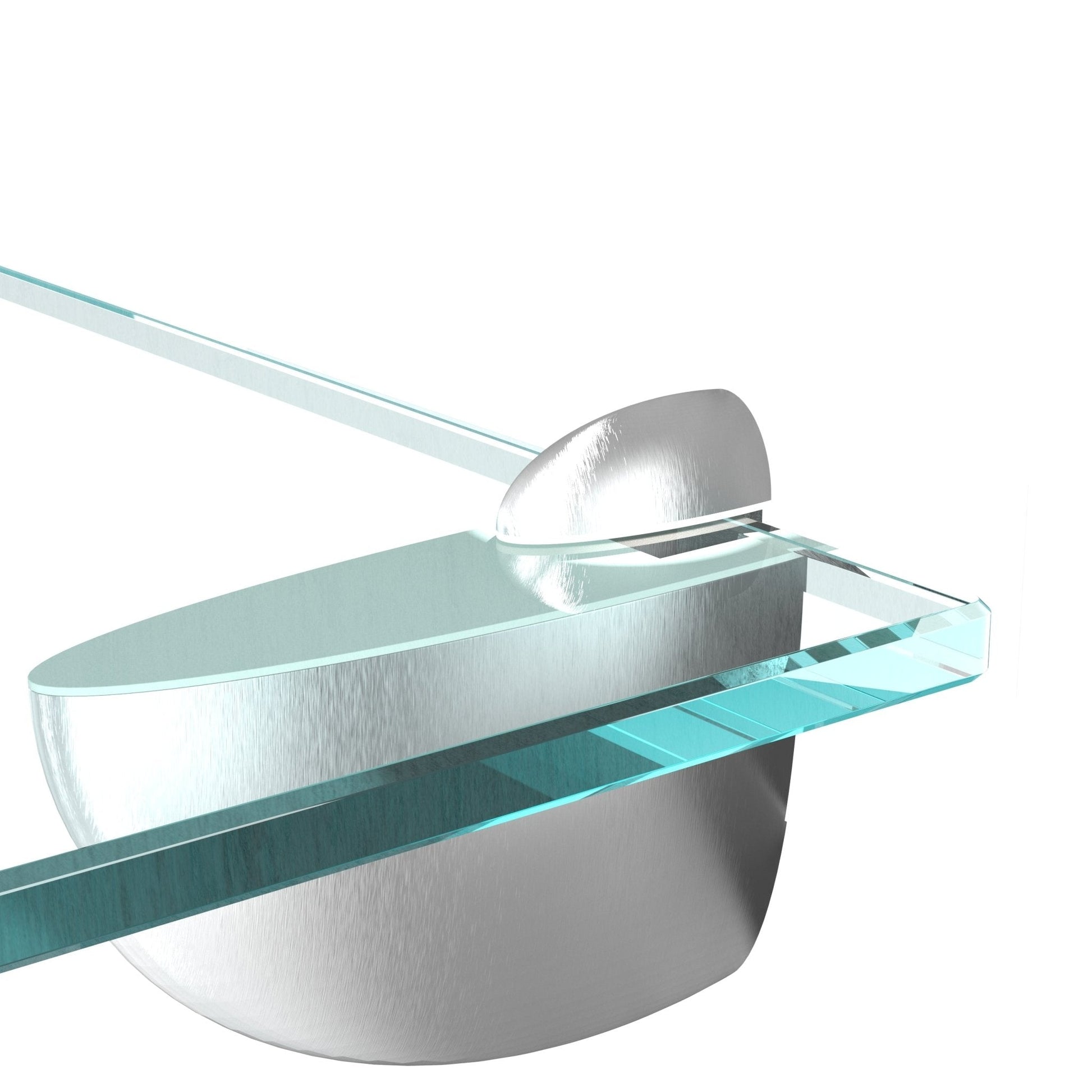 Befestigungsset für Glasregale - Verschiedene Modelle -