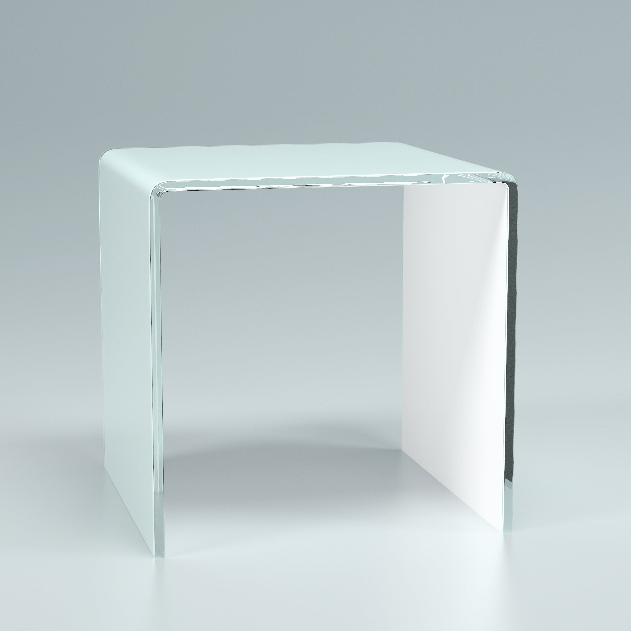 Couchtisch 50 x 50cm superweiß -