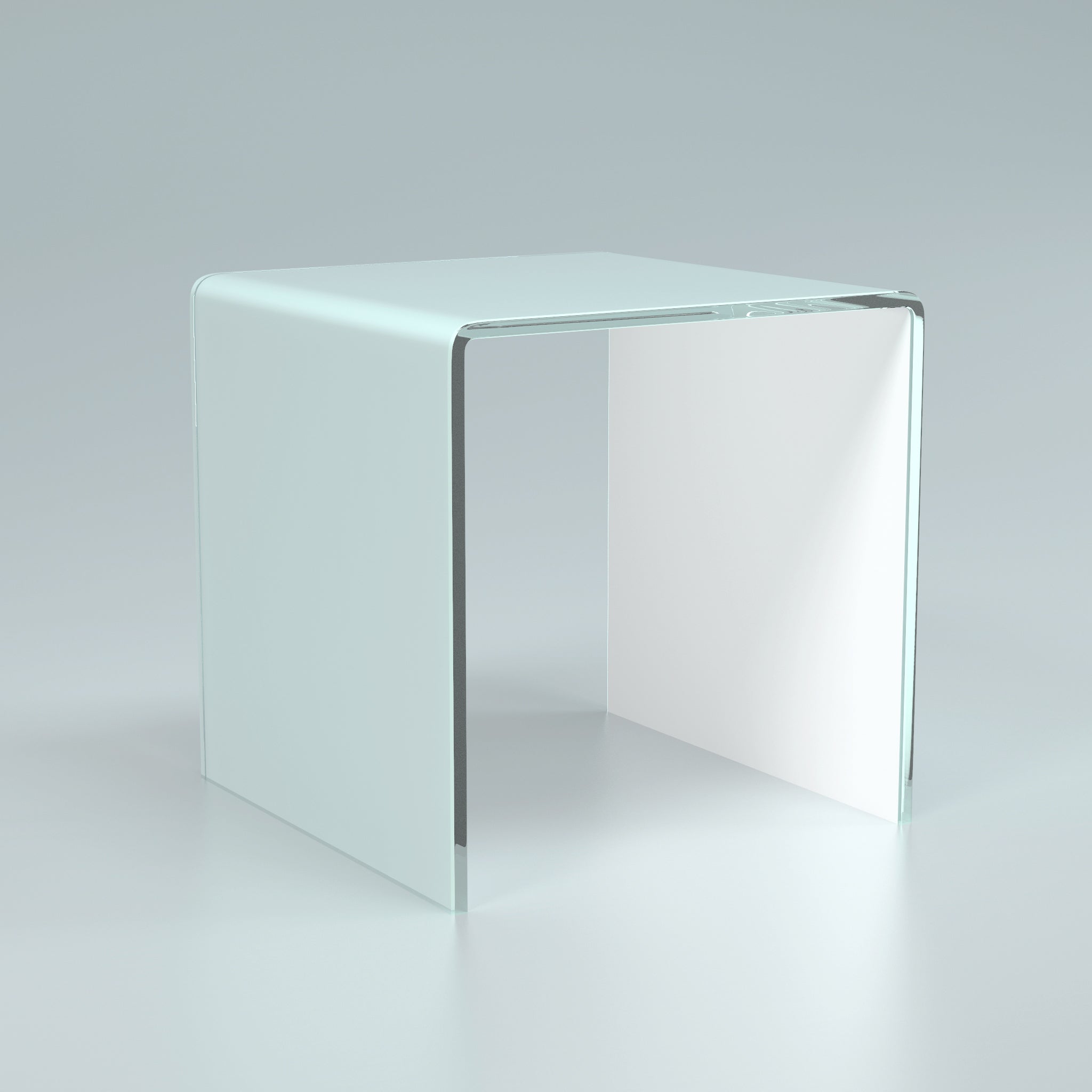 Couchtisch 50 x 50cm superweiß -