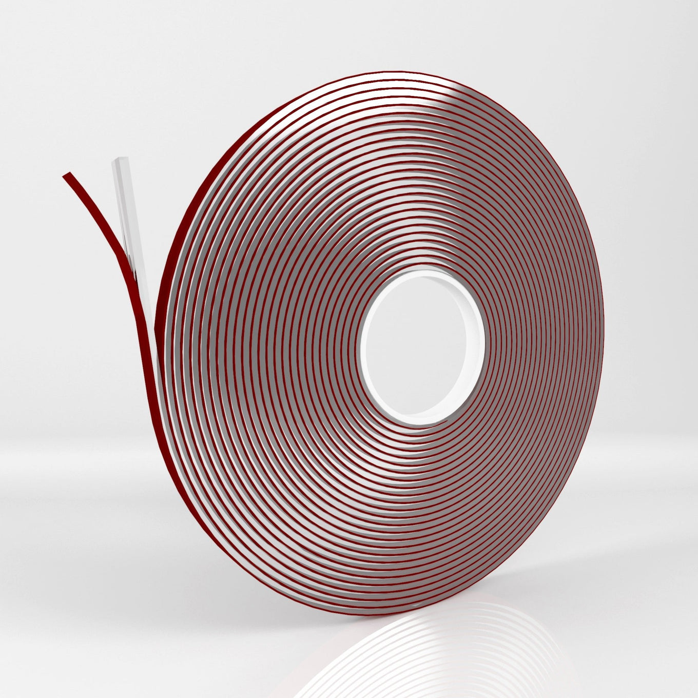 Silikon - Dichtlippe Schmutzlippe für Glasplatte, Kaminplatte, Ofenplatte, Bodenplatte - beidseitig klebend PLUS - Dichtlippe