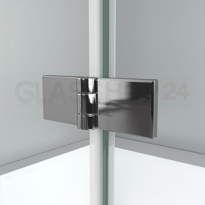 Duschwand für Badewanne mit 6mm ESG, Duschabtrennung, Badewannenaufsatz - Duschwand