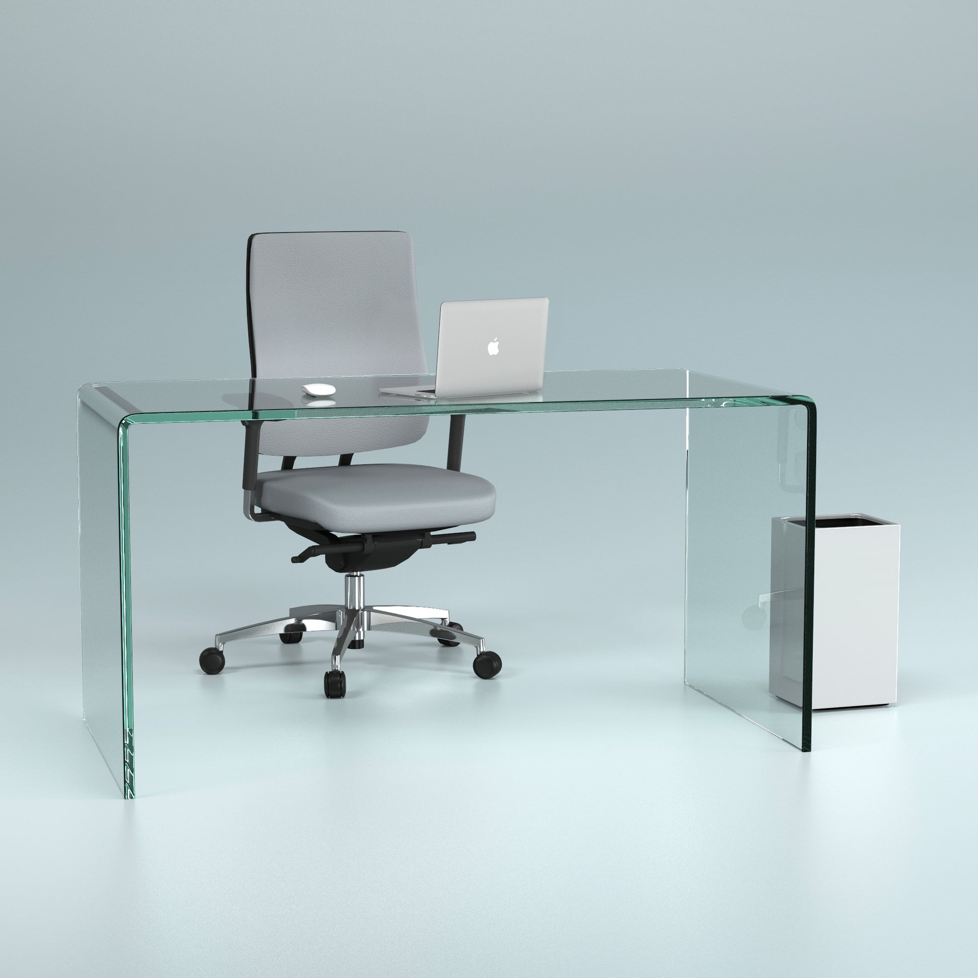 Schreibtisch aus Glas - Schreibtisch