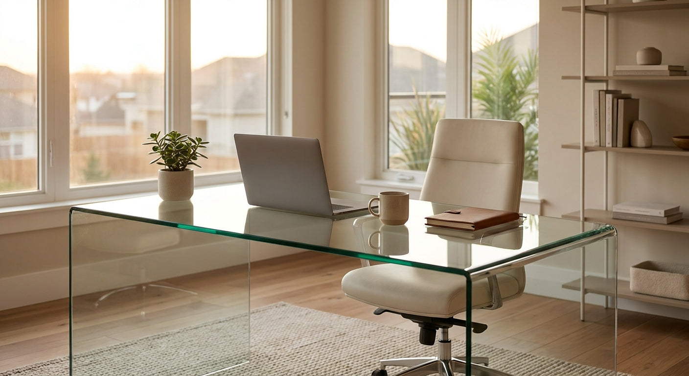 Beste Glasschreibtische für das Homeoffice