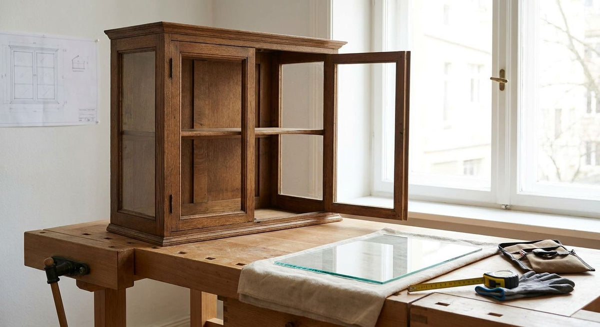 Ersatzglas für Vitrinenschränke nach Maß