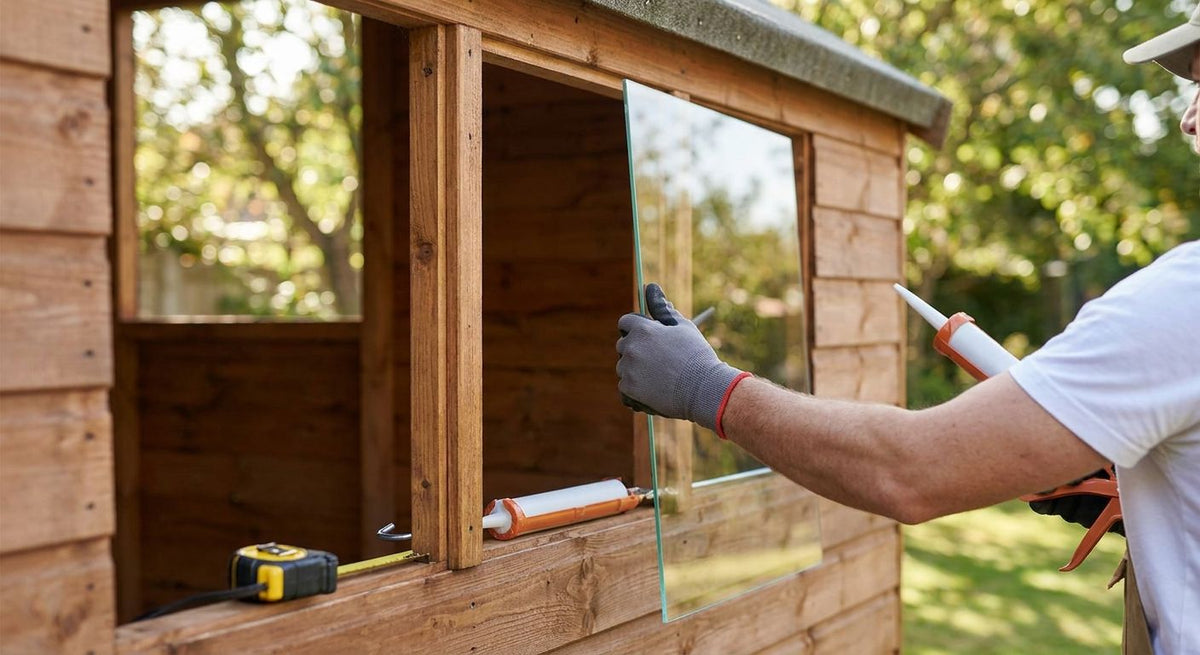 Ersatzscheibe für Gartenhäuser nach Maß