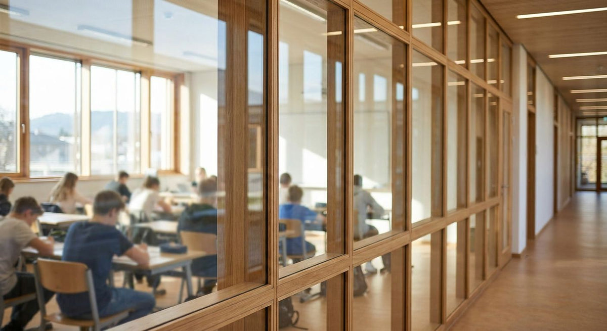 Glastrennwand für Schulen und Bildungseinrichtungen