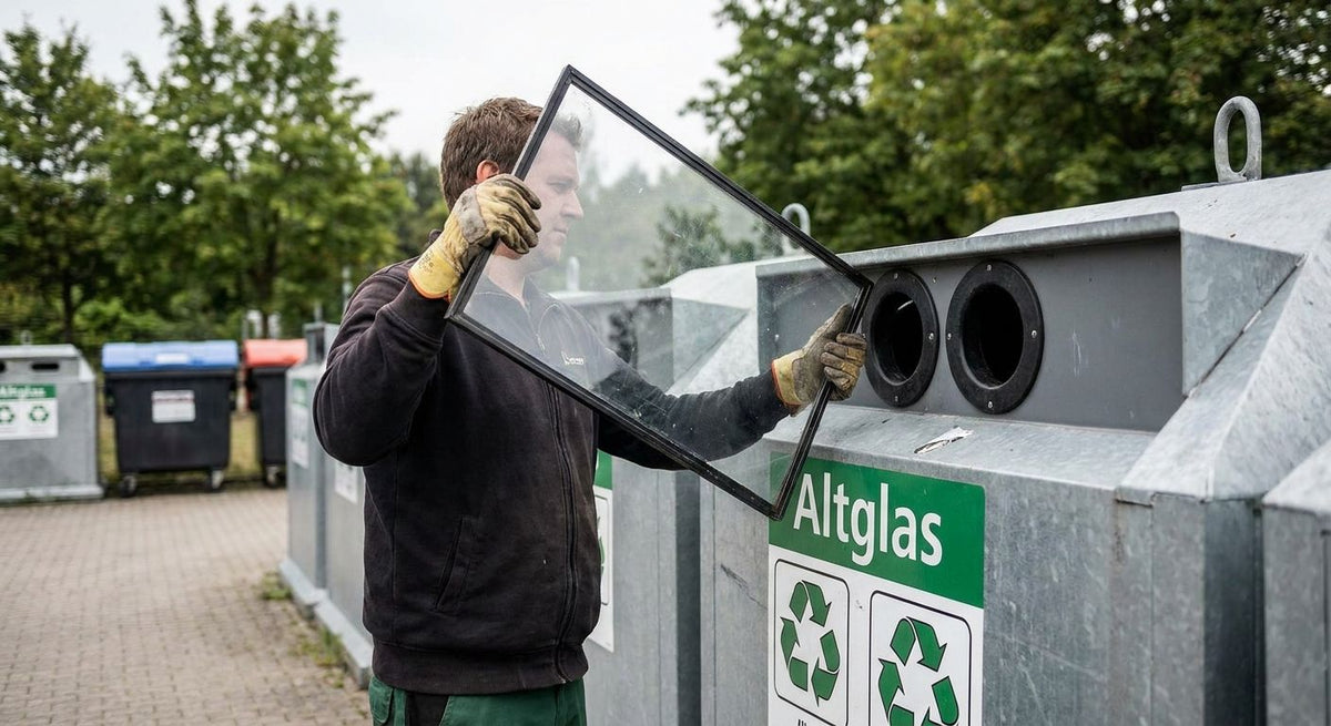 Wie entsorgt man alte Glasplatten richtig?