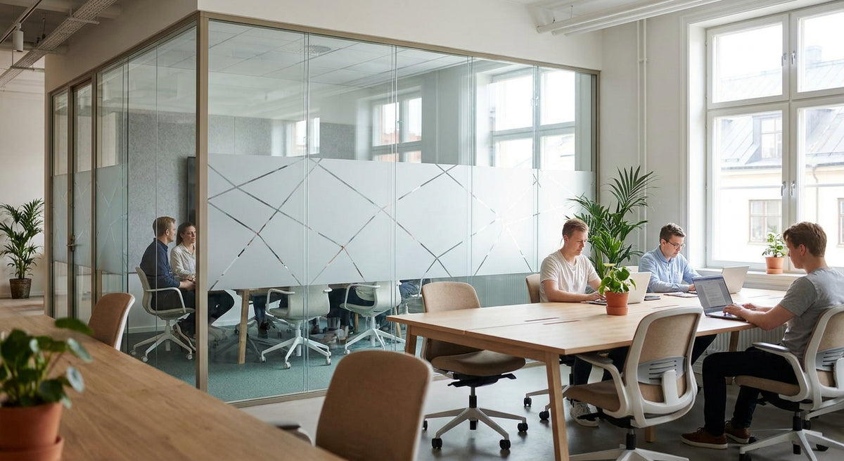 Glastrennwand für Co-Working Spaces