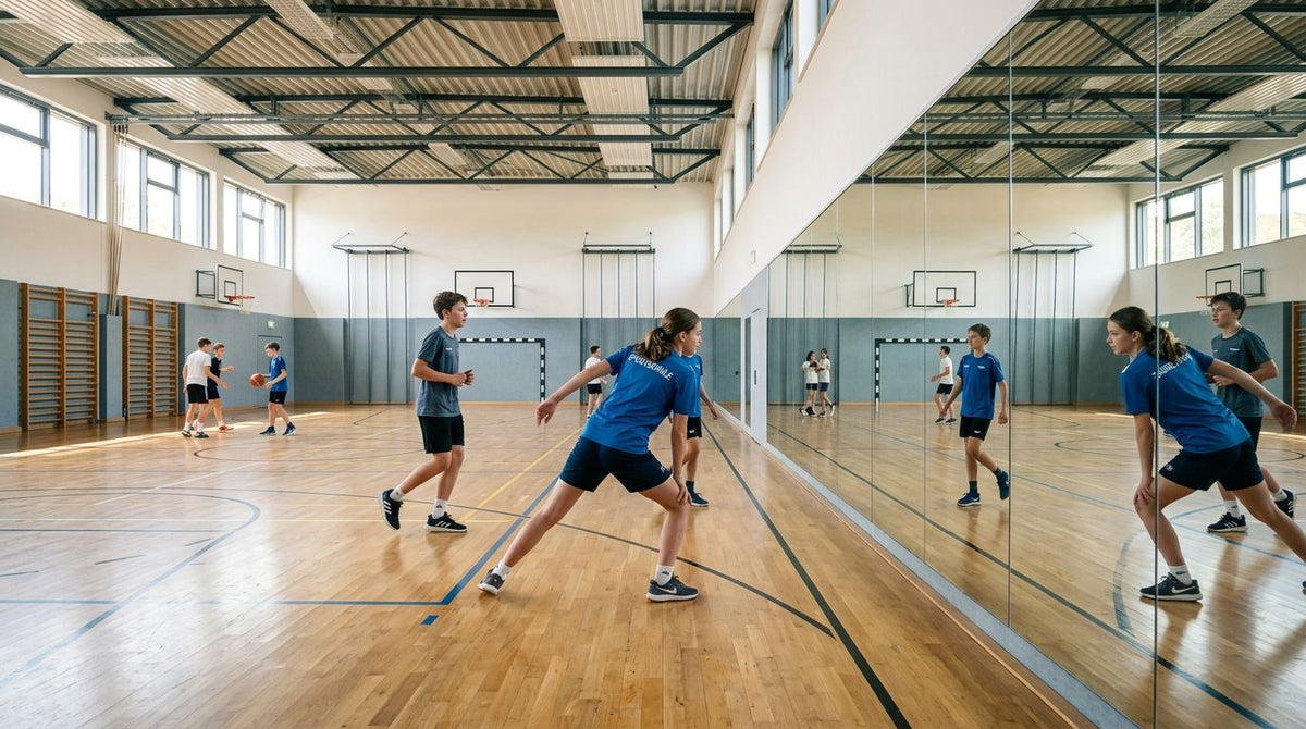 Spiegel für Turnhallen und Schulsport