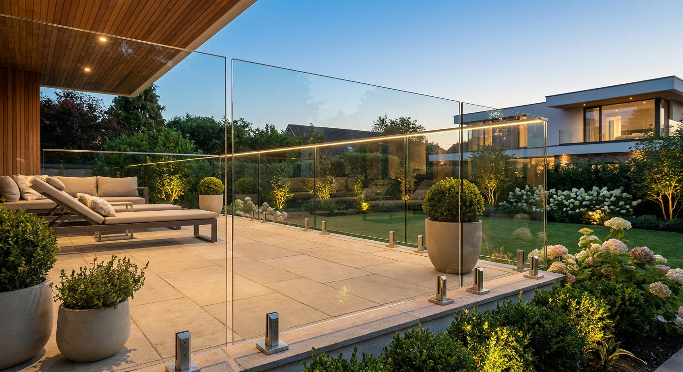 Beste Glaszaun-Systeme für Terrasse und Garten