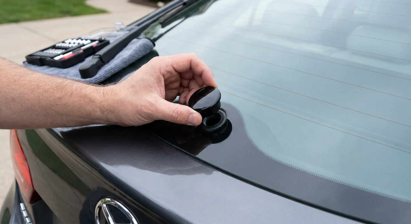 Heckwischer entfernen: Glasstopfen für verschiedene Automarken