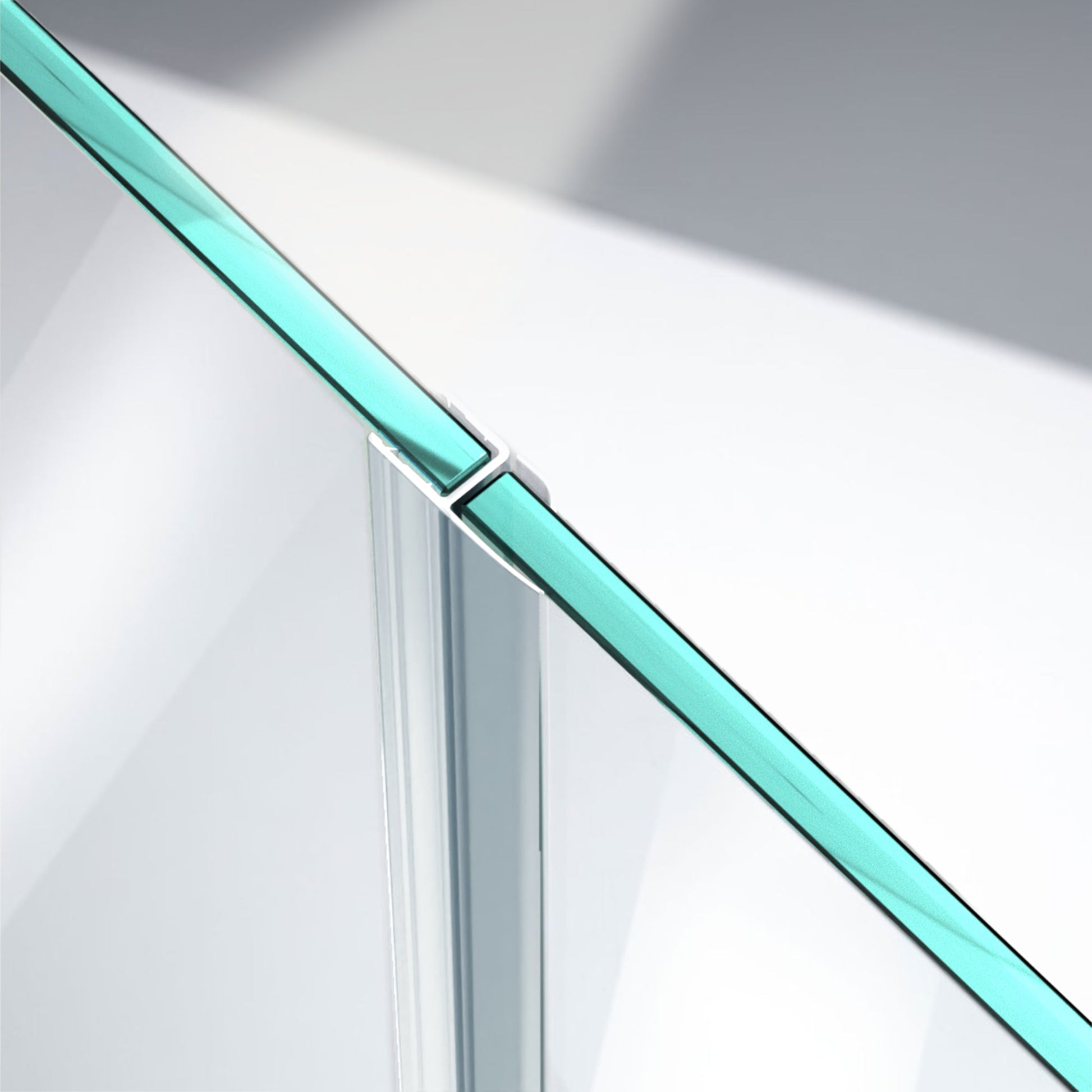200cm Anschlagprofil für 5 - 6mm| 7 - 8mm Glas | DS01 - Duschdichtung