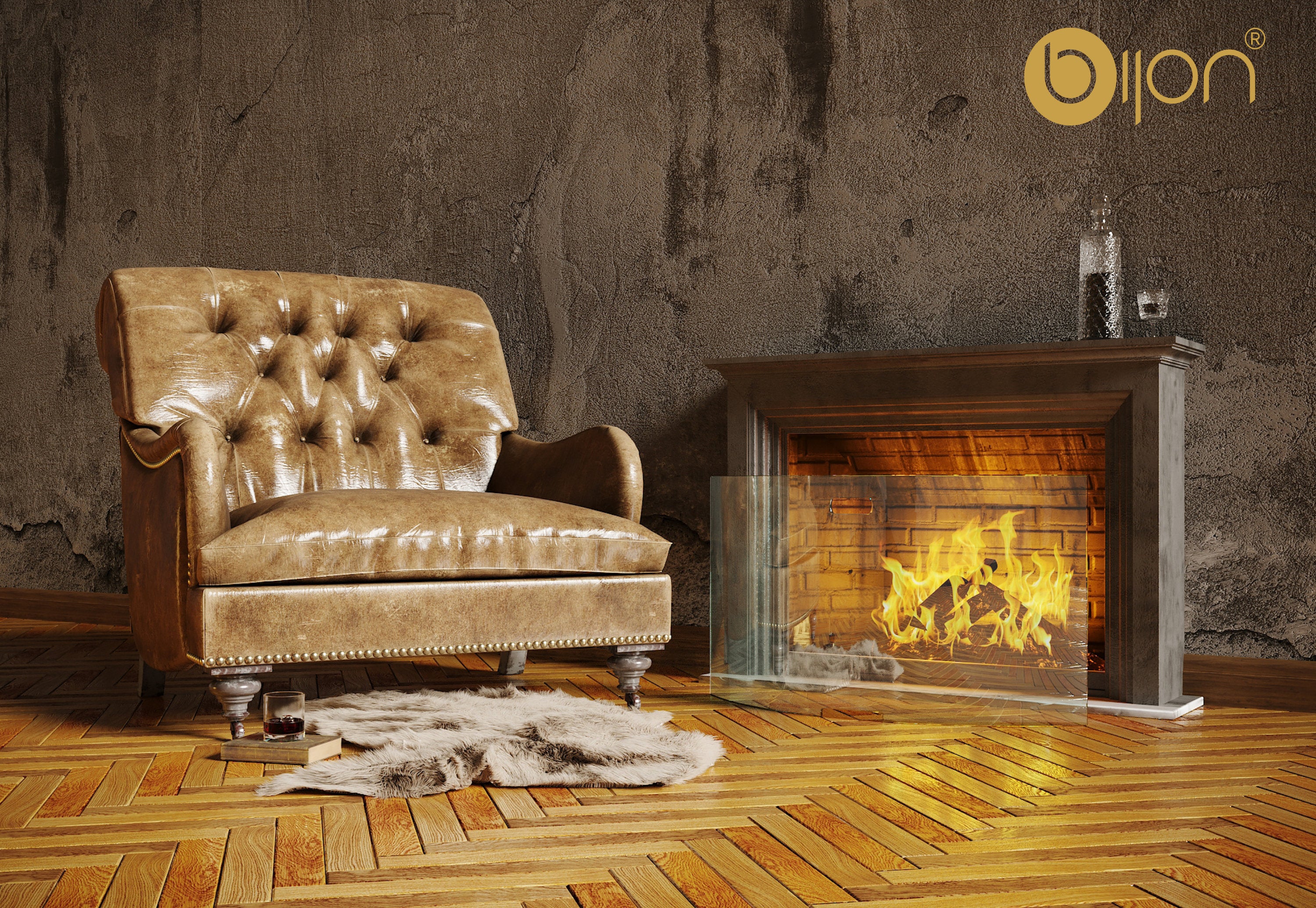 Kaminschutzgitter aus Spezial-Sicherheitsglas, Hitzeschutz Funkenschuztgitter aus echtem ESG-Glas