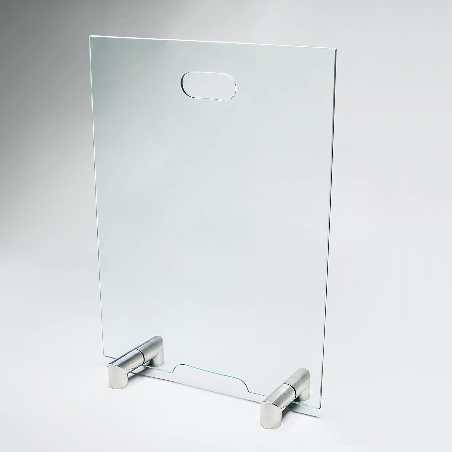Funkenschutz aus Spezial-Sicherheitsglas FIREpro gerade – Kaminschutzgitter aus echtem ESG Glas