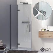 Duschabtrennung 90x200cm Glas Nischendusche klarglas 8mm