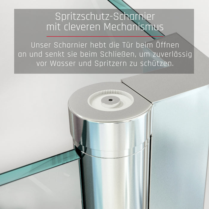 U-Dusche | Seitenwand 80 cm