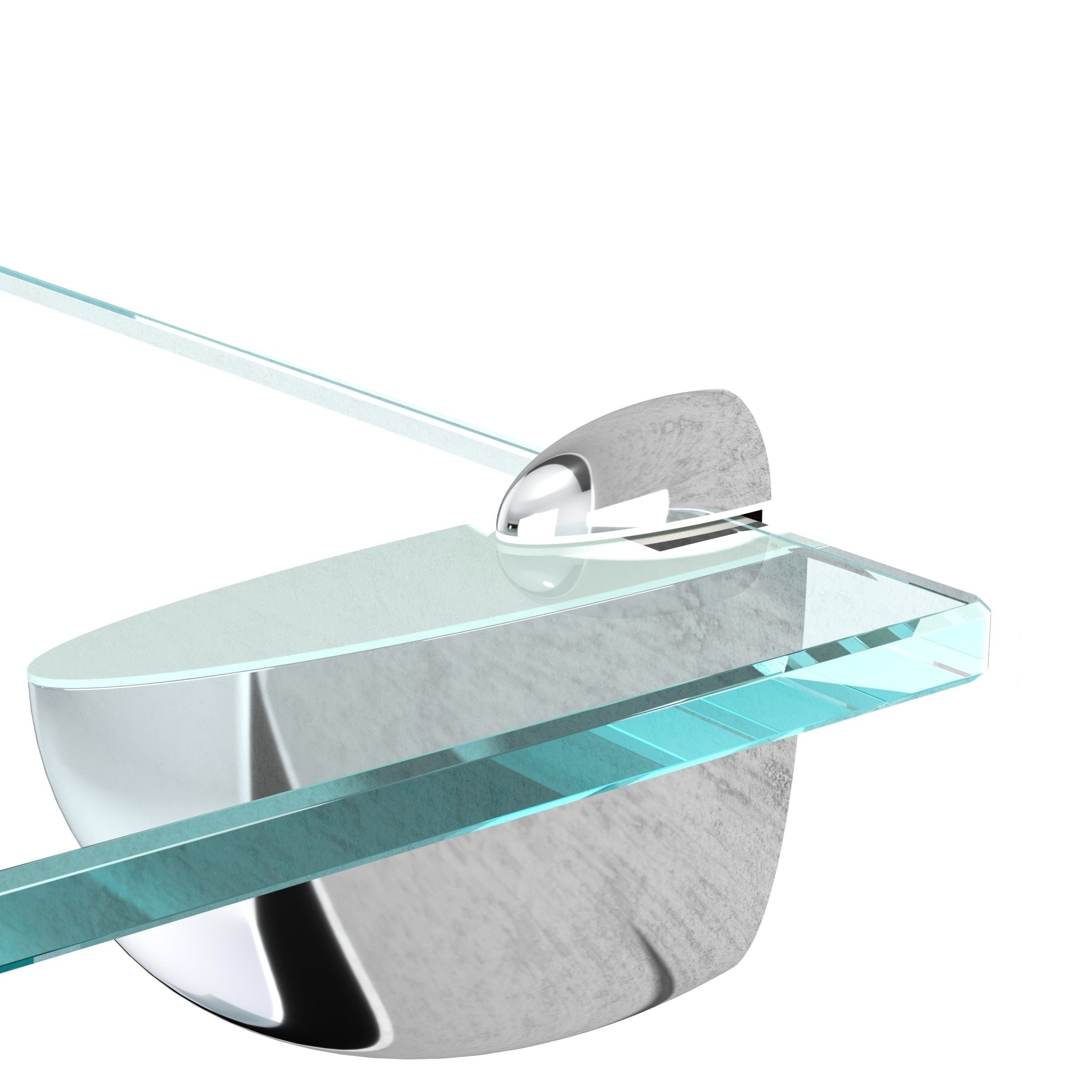 Befestigungsset für Glasregale - Verschiedene Modelle - 