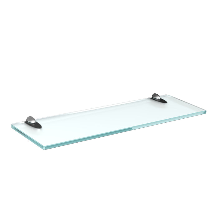 bijon Glasregal AURA - Glasregal30 x 12 cmMattglas + Halterung AURA - Edelstahl Optik100x12