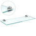 bijon Glasregal GIRA - Glasregal30 x 12 cmMattglas + Halterung GIRA - Edelstahl Optik100x12