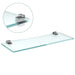 bijon Glasregal GIRA - Glasregal30 x 12 cmMattglas + Halterung GIRA - Edelstahl Optik100x12