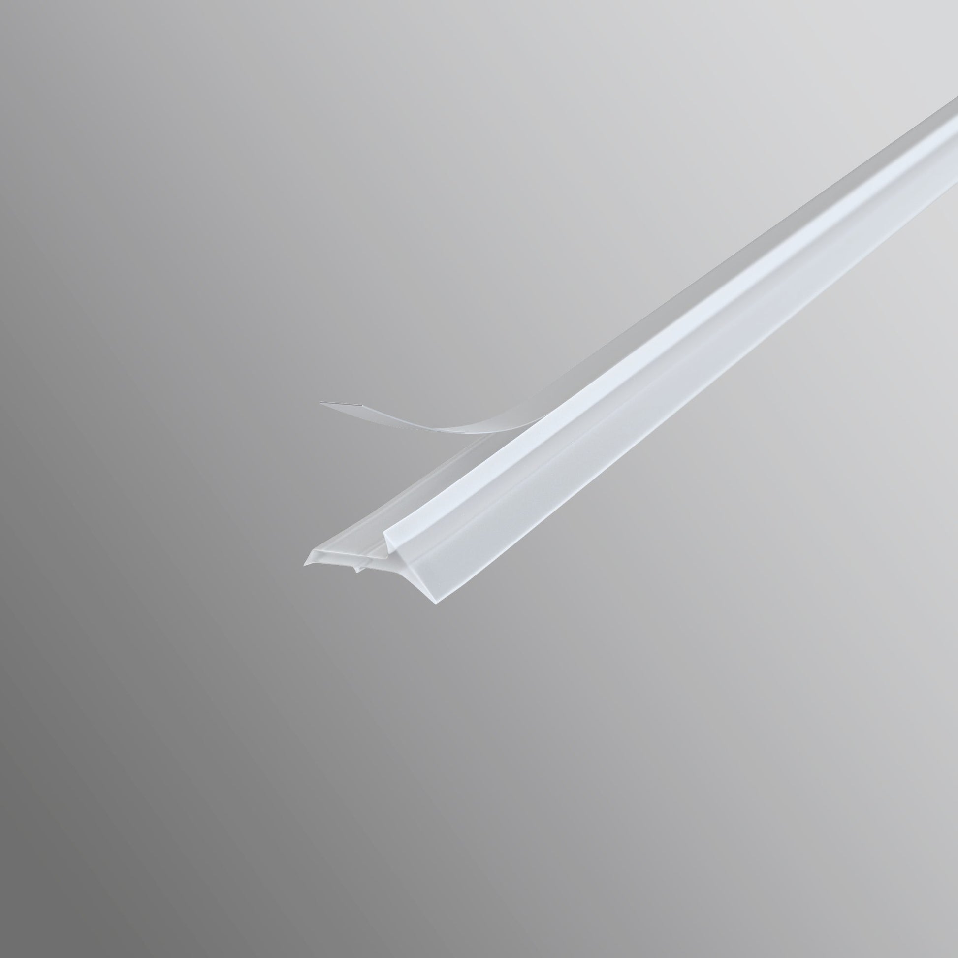 Silikon - Dichtlippe Schmutzlippe für Glasplatte, Kaminplatte, Ofenplatte, Bodenplatte - 3 - fach ULTRA - Dichtlippe