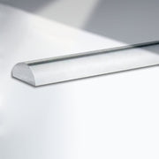 Duschdichtung Schwallprofil Glasklar 12×6 mm – 2 m – SS - 12 - 6 - Duschdichtung
