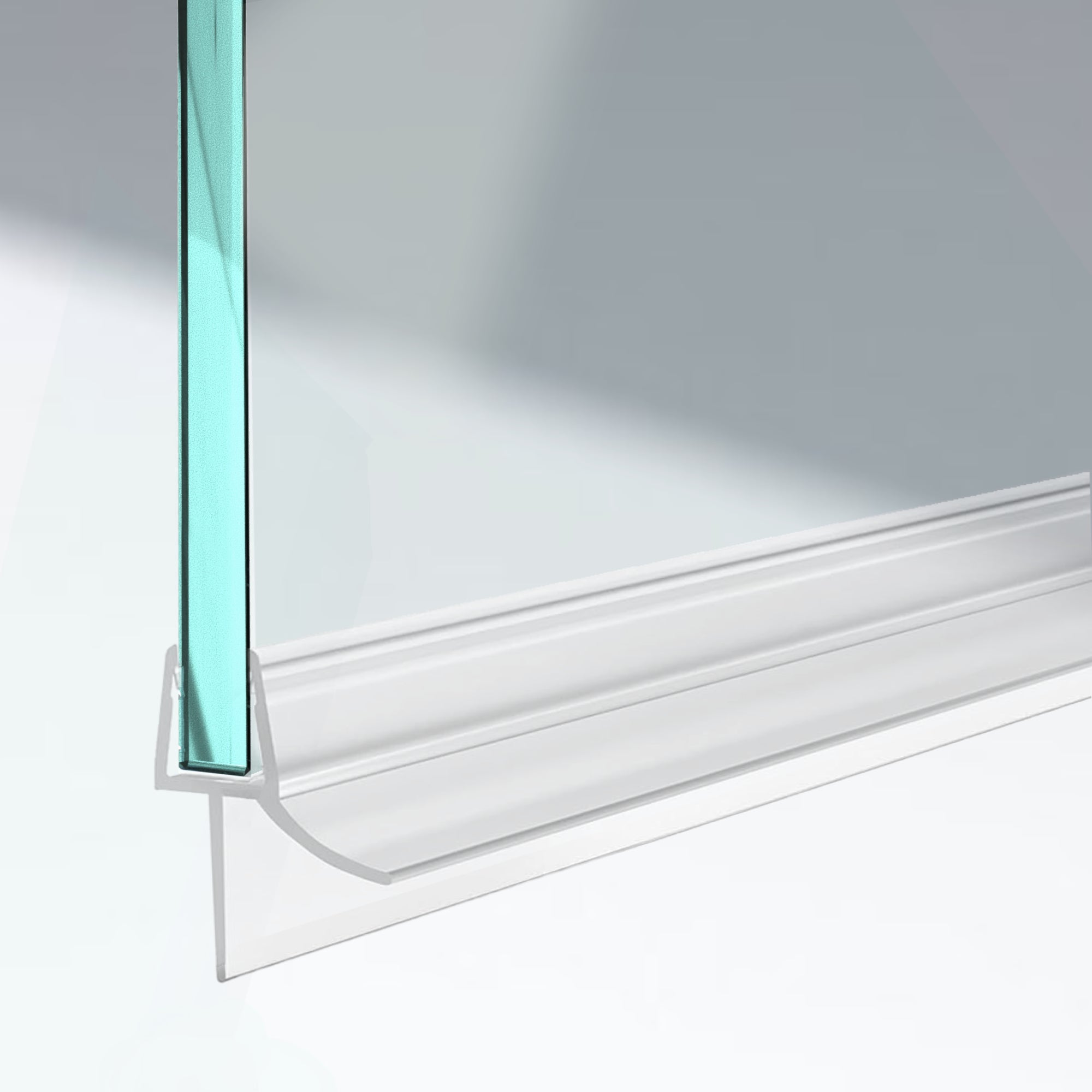 Duschdichtung Wasserabweiser für Bodenseite – 1 m – DU02 - 6/8 - Duschdichtung