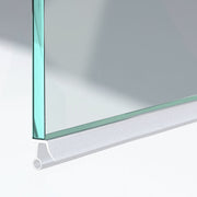 Duschdichtung Wasserabweiser für Bodenseite – Glas 6–10 mm – 1 m – DU01PRO - Duschdichtung