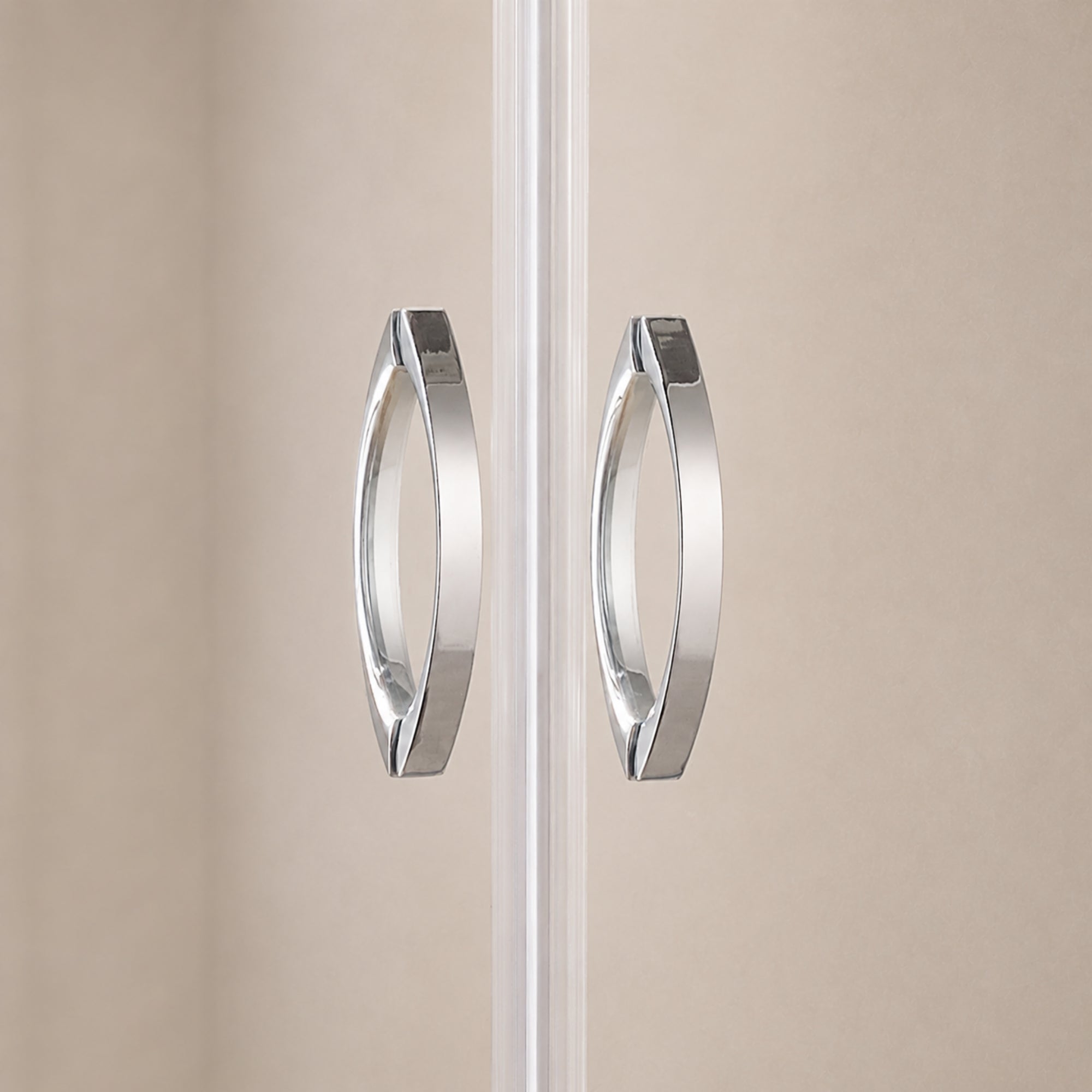 Eckdusche Duschkabine mit Pendeltür, 6mm ESG, Klarglas - Tür 100cm, Höhe: 180cm gekürzt - Eckdusche
