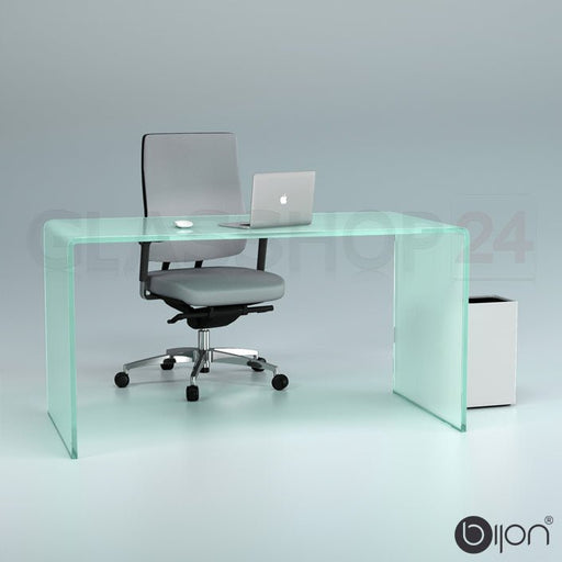 Glas - Schreibtisch 140x70x73cm - SchreibtischSatin140
