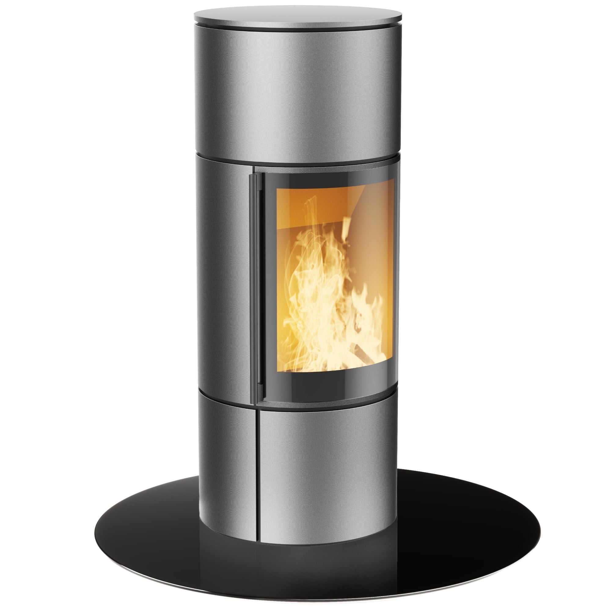Glasplatte Kamin
