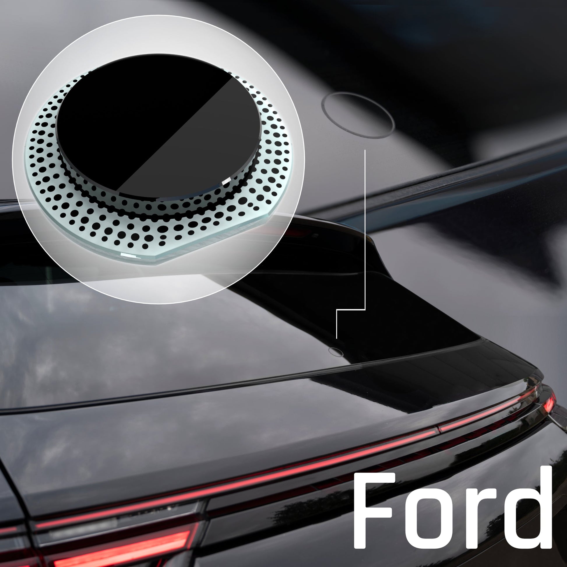 Heckwischer Echtglas Stopfen | Ford