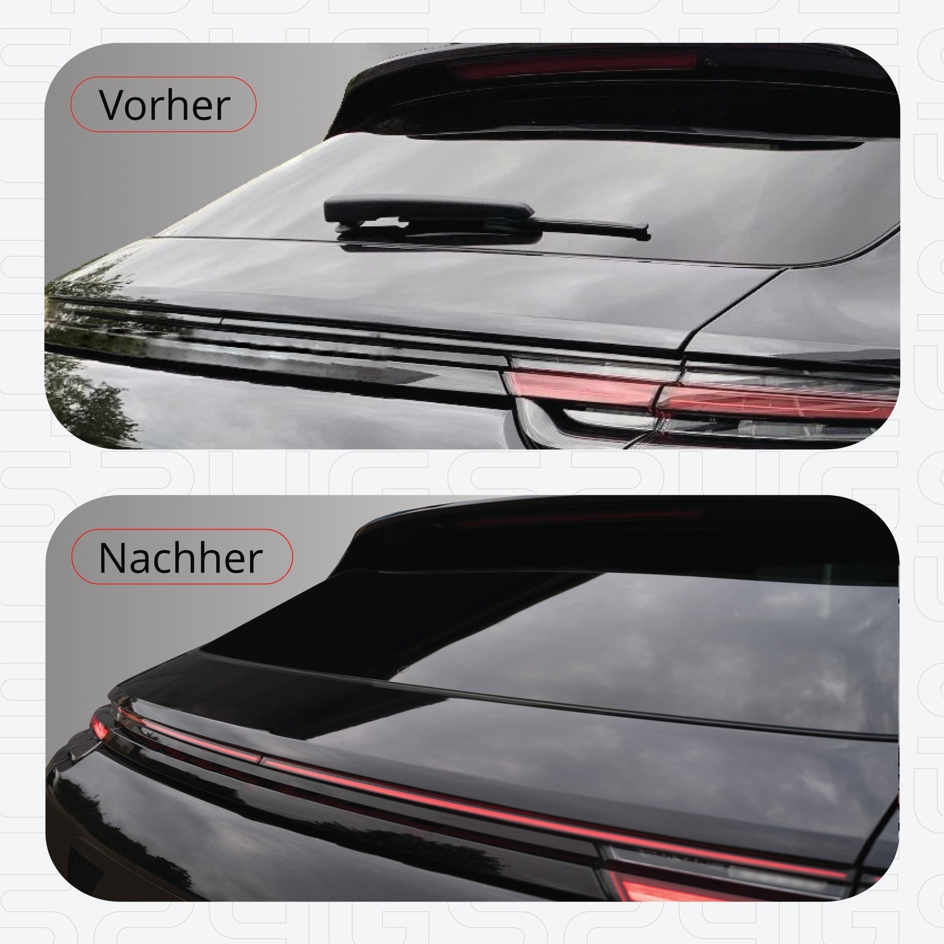 Heckwischer Echtglas Stopfen | VW Volkswagen - Heckwischerabdeckung Stopfen Heckscheibe clean Heckscheibenwischer gecleant