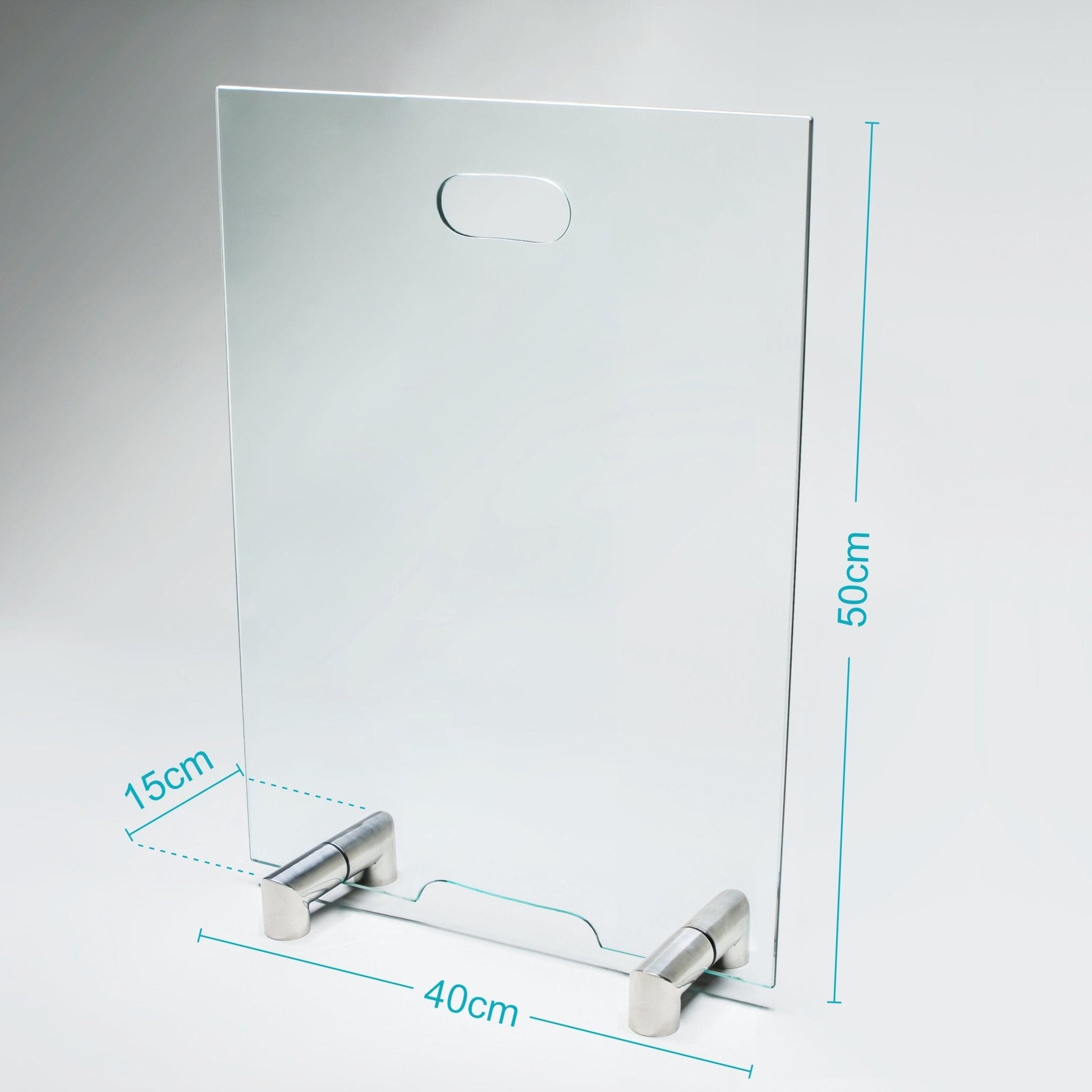 Kaminschutzgitter aus Spezial - Sicherheitsglas, Hitzeschutz Funkenschuztgitter aus echtem ESG - Glas - FIREclassic gerade - Funkenschutz