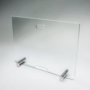 Kaminschutzgitter aus Spezial - Sicherheitsglas, Hitzeschutz Funkenschuztgitter aus echtem ESG - Glas - FIREpro gerade - Funkenschutz