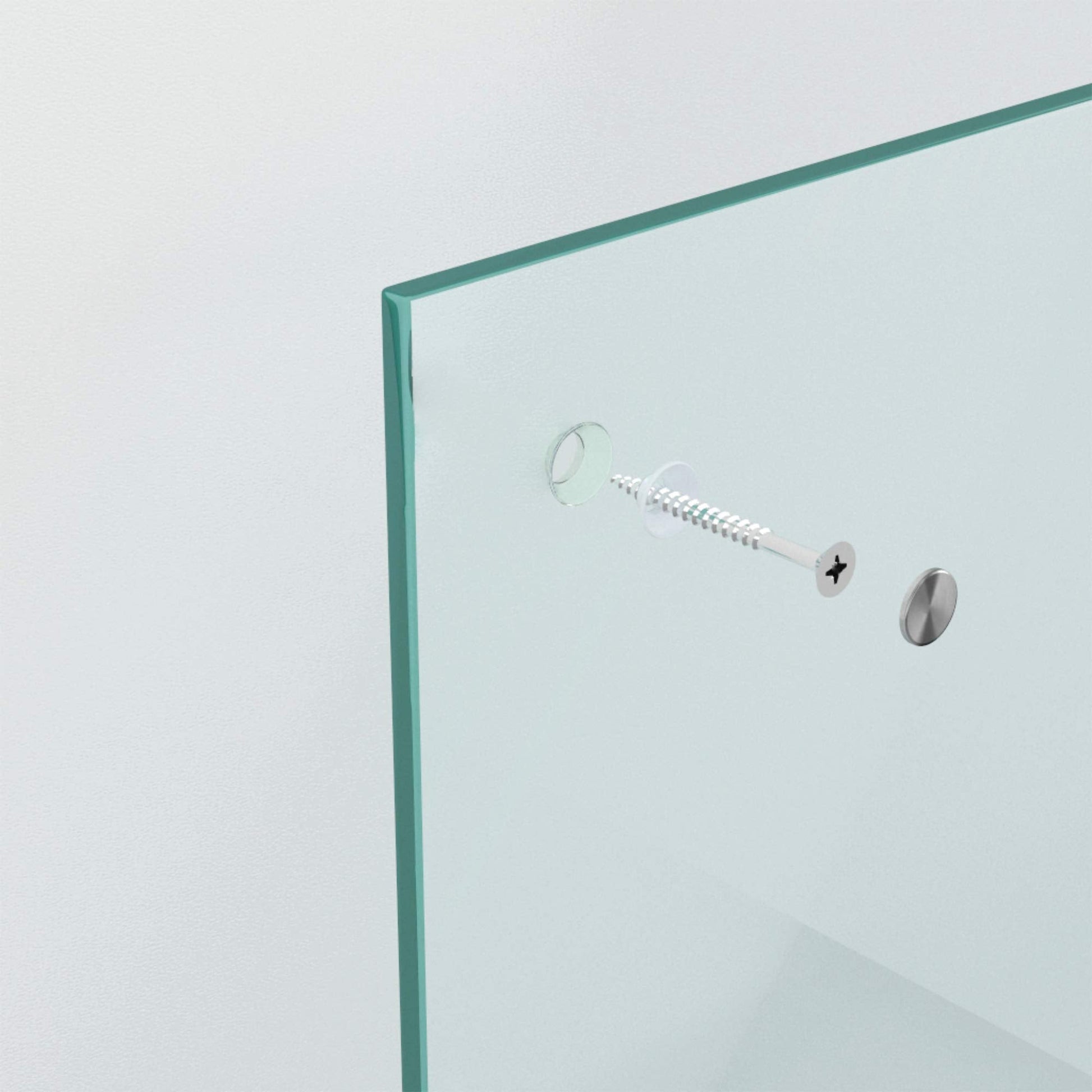 Spritzschutz Küche Küchenrückwand Glas, Herd Platte Wand, Küchenwand - Satiniertes Glas - 