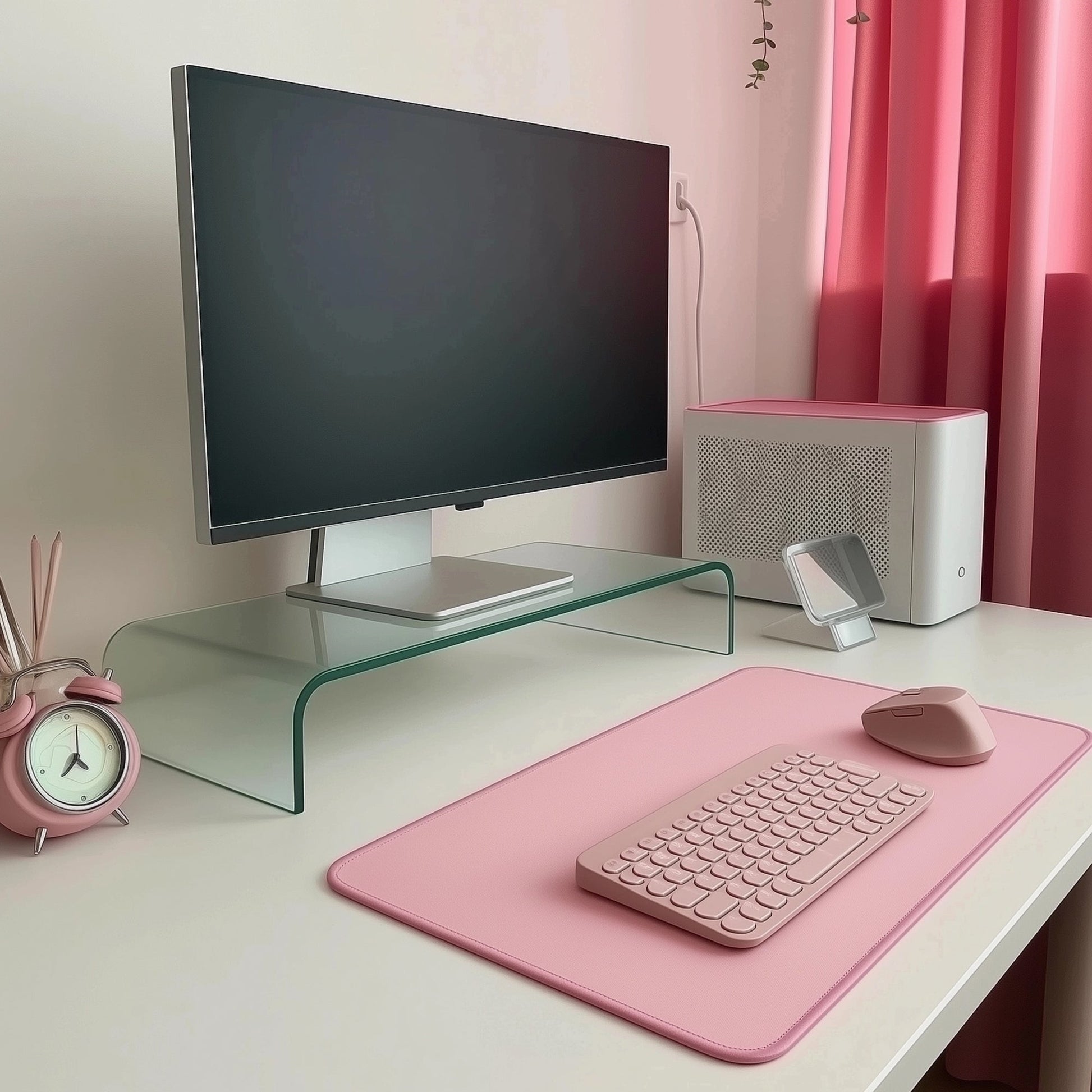 TV - Glasaufsatz Monitorerhöhung - Klarglas - TV - Glasaufsatz35x25cm11cmKlarglas